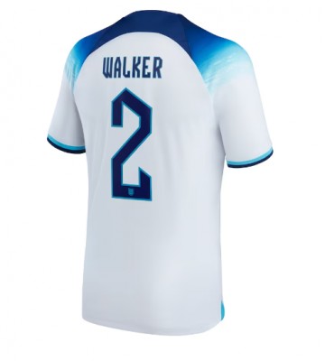 England Kyle Walker #2 Hjemmebanetrøje VM 2022 Kort ærmer